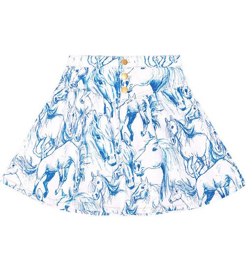 Molo Nederdel - Denim - Betsy - Blue Horses