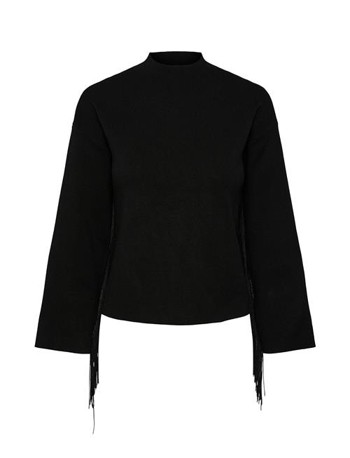 Se YAS Yasfringa 7/8 Knit Pullover S. YAS Black ved Booztlet