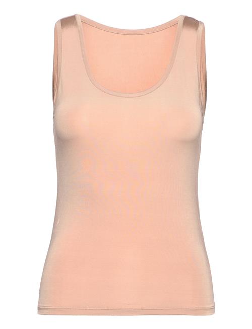 Object Objleena S/L Tank Top Noos Object Beige