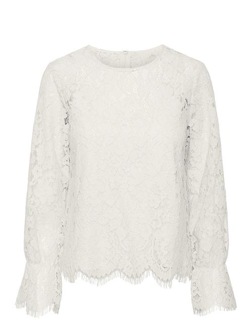 Yasperla Ls Lace Top S. Noos YAS Cream