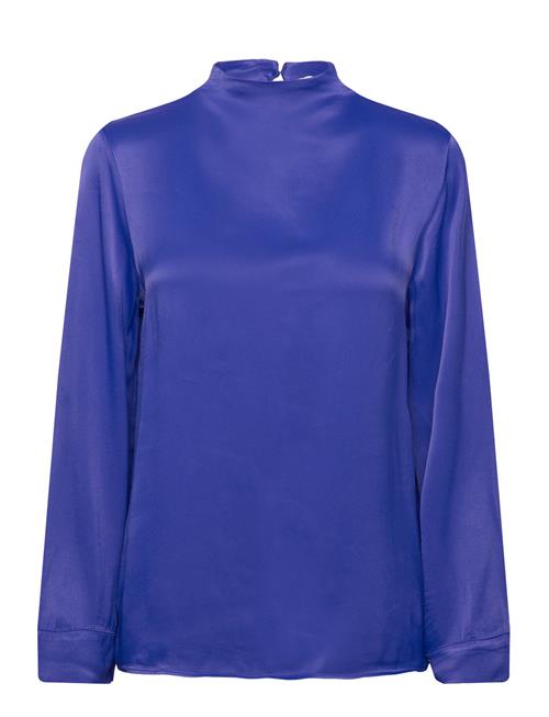 Satin Blouse Tom Tailor Blue