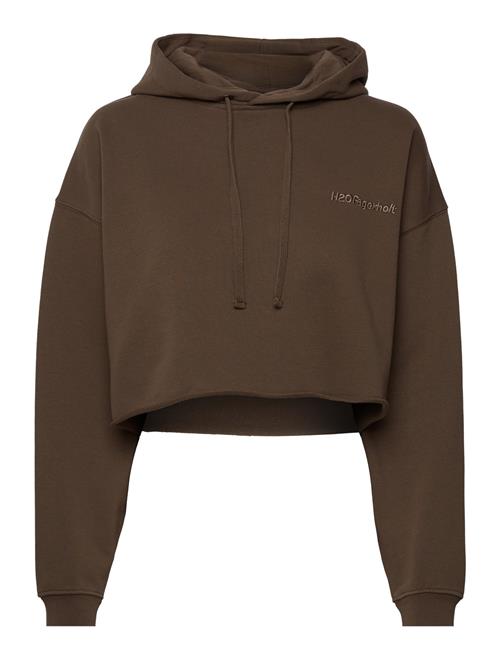 Se H2O Fagerholt Pro Cropped Sweat Hoodie H2O Fagerholt Brown ved Booztlet