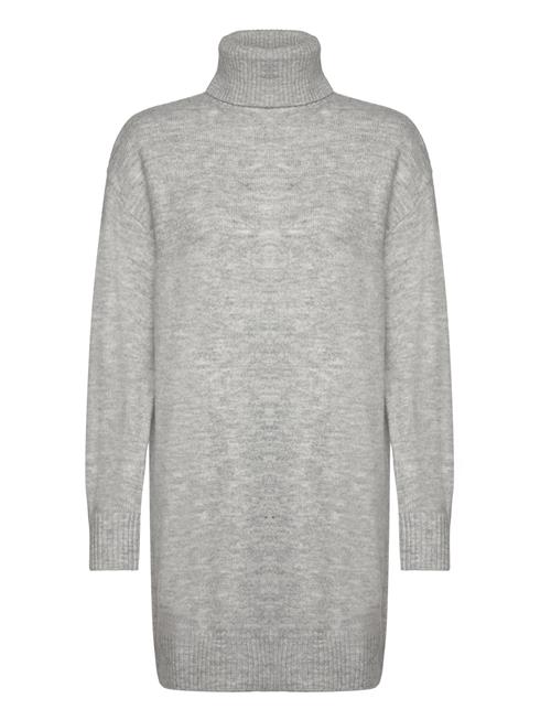 Mango Turtle Neck Knit Dress Mango Grey