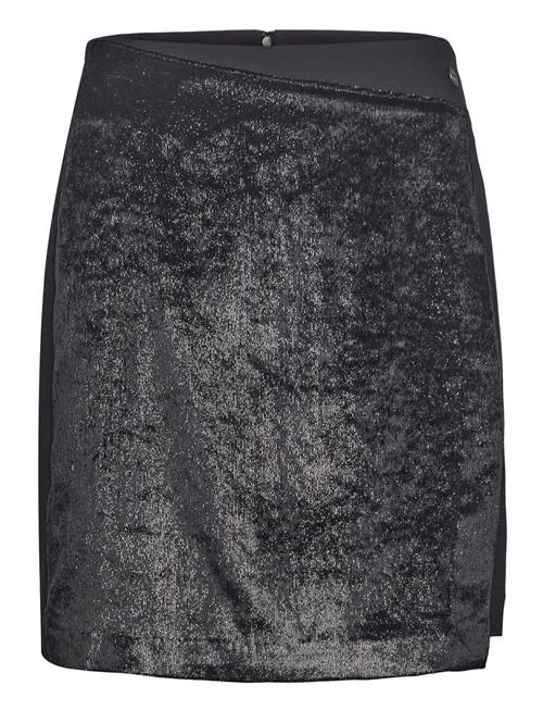 Cannes Asymetrical Velvet Skirt Tamaris Apparel Black