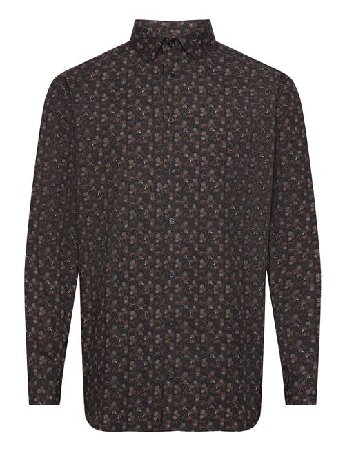 Selected Homme Slhslim-Floral Aop Ls Shirt Ex Selected Homme Black