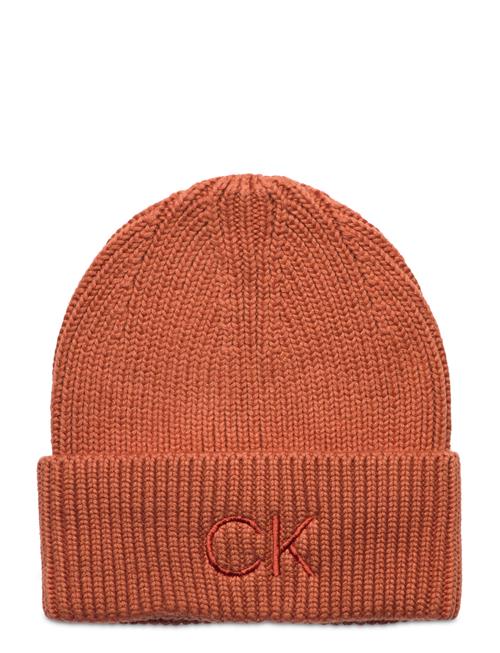 Calvin Klein Re-Lock Beanie W/Emb Calvin Klein Orange