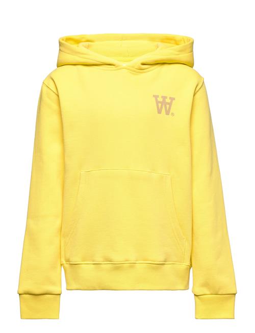 Se Wood Wood Izzy Kids Hoodie Wood Wood Yellow ved Booztlet