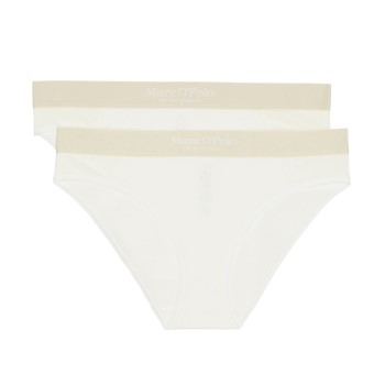 Marc O'Polo Marc O Polo Casual Brief Trusser 2P Hvid bomuld Small Dame