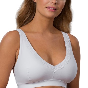 Trofé Trofe Wilma Soft Bra Bh Hvid bomuld A 75 Dame