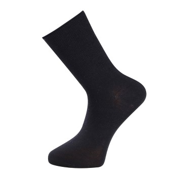 Trofé Trofe Wool Loose Rib Sock Strømper Sort Str 39/42 Dame