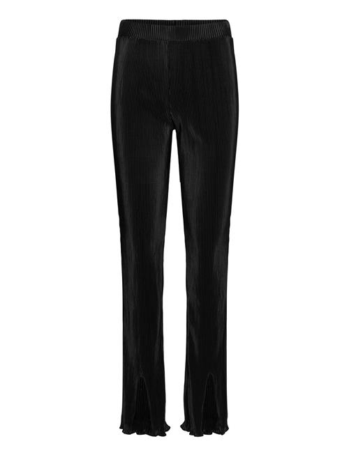 Pleata Slit Pants Bzr Black