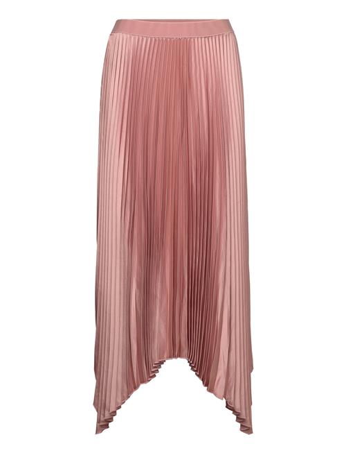 Mango Irregular Pleated Skirt Mango Pink