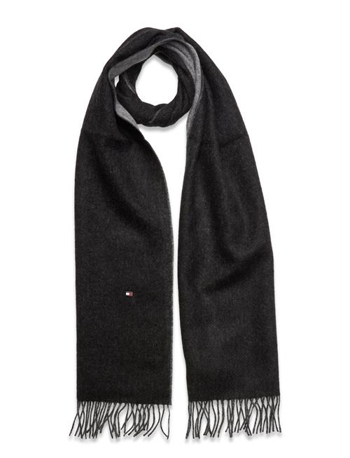 Tommy Hilfiger Th Cashmere Plaque Scarf Tommy Hilfiger Black