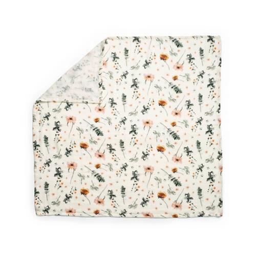 Se Elodie Tæppe Af Bambus Musselin Meadow Blossom | Hvid | 0 ved Babyshop