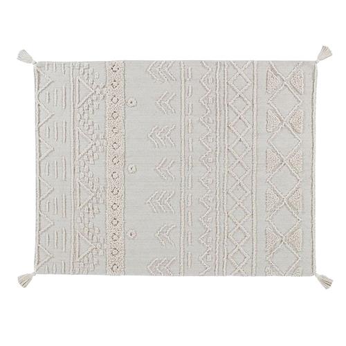 Se Lorena Canals 120 x 160 Tribu Vaskbart Tæppe Natur | Grå | 0 ved Babyshop