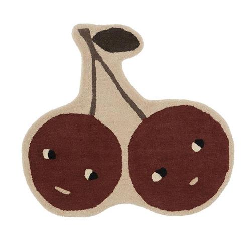 Se OYOY Cherry Tæppe Nutmeg | Rød | 0 ved Babyshop