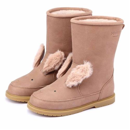 Se Donsje Amsterdam Wadudu Exclusive Lining Støvler Winter Bunny Hazelnut Leather | Brun | 29 EU ved Babyshop