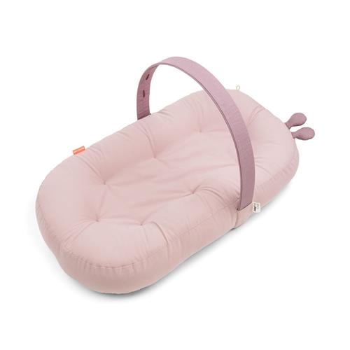 Done by Deer Raffi Cozy Lounger Babynest Pulver pink | Lyserød | 0-3