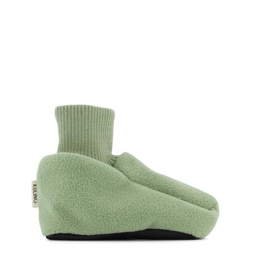 Kuling Livigno Vindfleecetøffeler Pale Moss Green | Grønn | 12-18 months