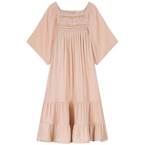 Se Louise Misha Olivina Kjole Blush | Lyserød | 4 years ved Babyshop