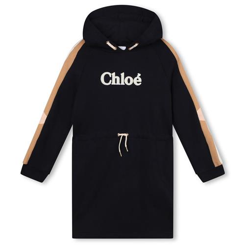 Se Chloé Logo Jogge-kjole Navyblå | Marine blå | 6 years ved Babyshop