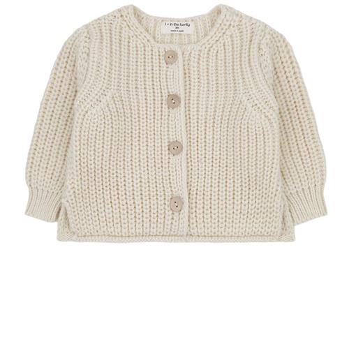 1+ in the family Delphine Cardigan Ecru | Beige | 6 months