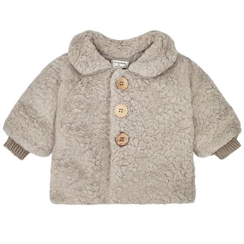 Se 1+ in the family Nuna Shearling-jakke Taupe | Brun | 6 months ved Babyshop