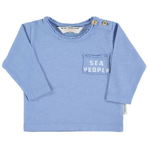 Piupiuchick Top Blue | Jersey Flamê | Blå | 4 years