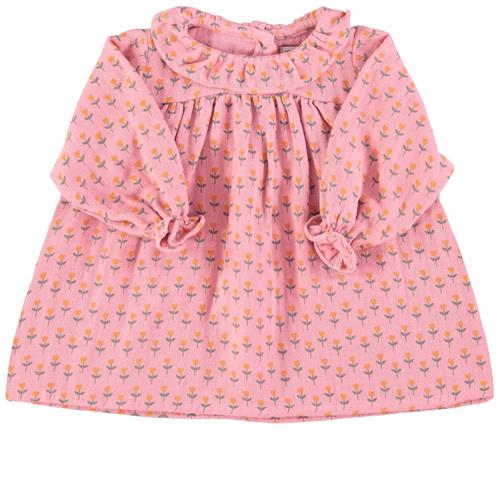 Se Piupiuchick Kjole Med Blomsterprint Pink | Lyserød | 12 months ved Babyshop