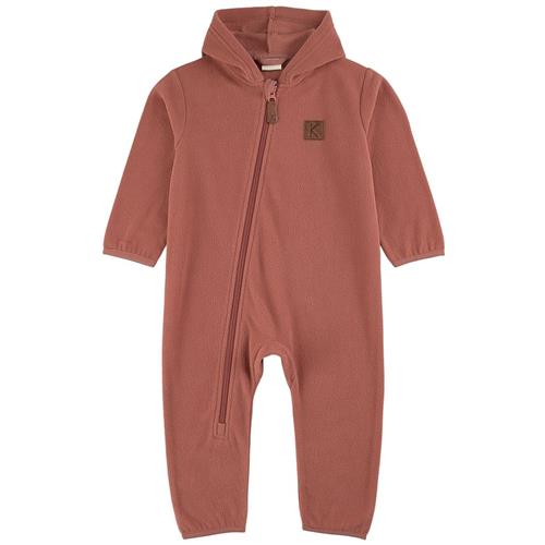 Kuling Northpole Fleece Onesie Burnt Pink | Lyserød | 56 cm