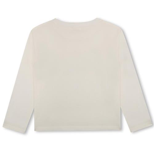 Se Billieblush Langærmet T-shirt Med Tryk Cremefarvet |  | 5 years ved Babyshop