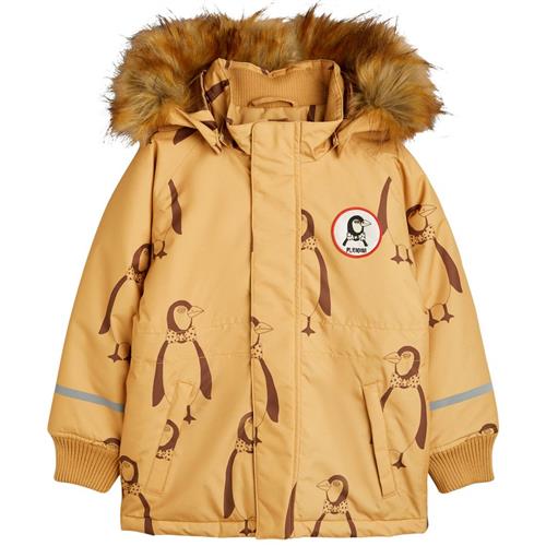 Mini Rodini Penguin K2 Mønstret Vinterjakke Beige | Beige | 80/86 cm