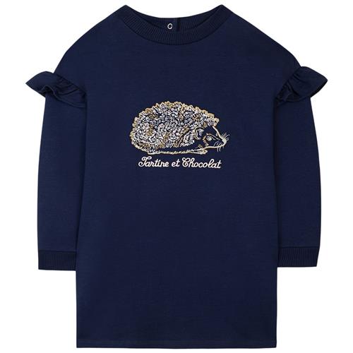 Se Tartine et Chocolat Jogge-kjole Navyblå | Marine blå | 3 years ved Babyshop