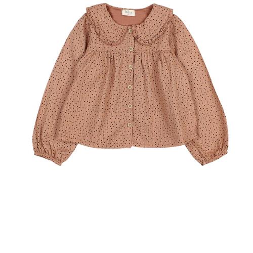 búho Prikket Bluse Cocoa | Brun | 2 years