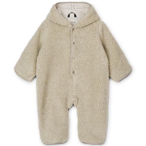 Se Liewood Fraser Baby Fleece Overtræk Mist | Beige | 86 cm ved Babyshop