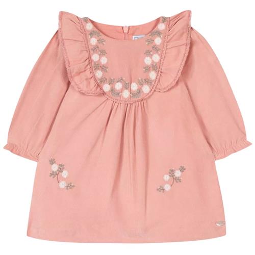 Se Tartine et Chocolat Kjole Med Blomsterbroderi Vieux Rose | Lyserød | 18 months ved Babyshop