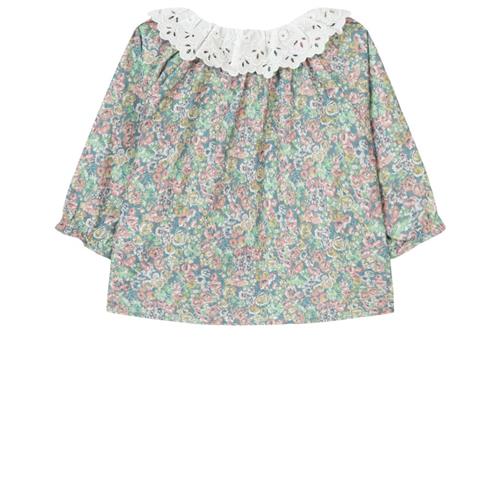 Tartine et Chocolat Blomstret Bluse Multifarvet | Grå | 1 years