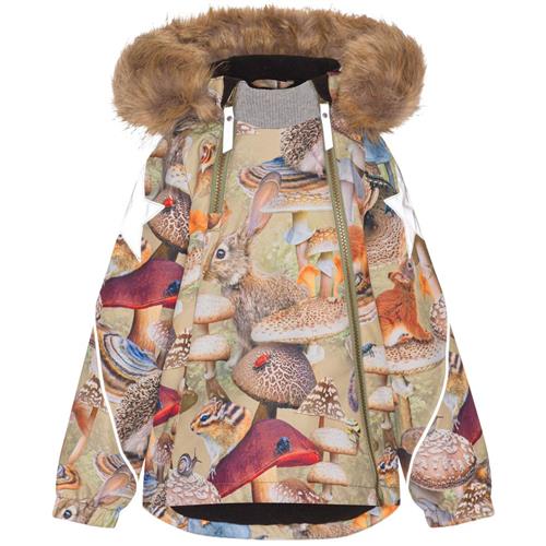 Molo Hopla Jakke Fungi Habitat 110 cm  Beige  110 cm  Unisex