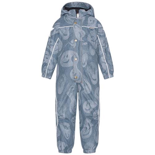 Se Molo Polaris Flyverdragt Denim Swirley | Blå | 110 cm ved Babyshop