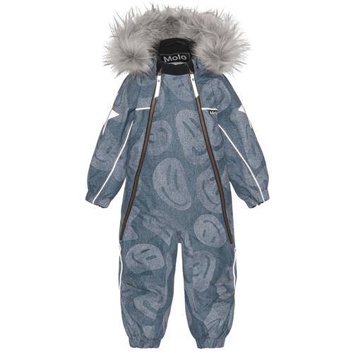 Molo Pyxis Baby Dragtedragt Denim Swirley | Blå | 80 cm