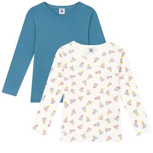 Se Petit Bateau 2-pak T-Shirter Cremefarvede | Grønn | 2 years ved Babyshop