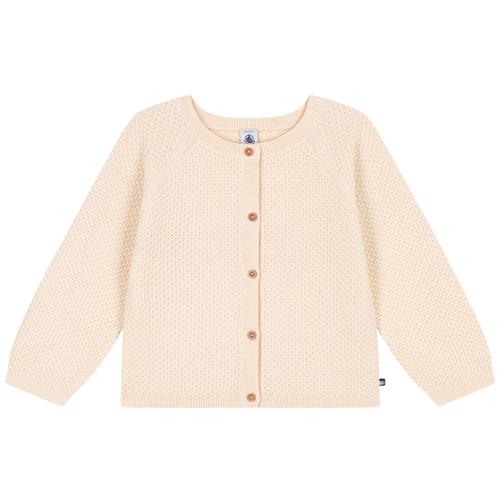 Se Petit Bateau Cardigan Beige | Beige | 4 years ved Babyshop