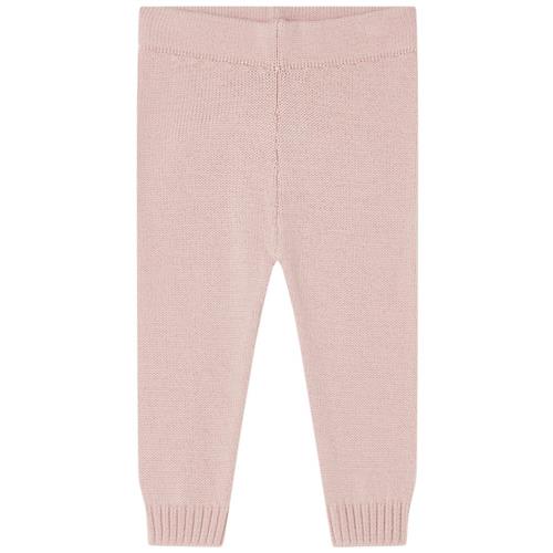 Se Little Jalo Strikket Babybukser I Uld Blush Pink | Lyserød | 56 cm ved Babyshop