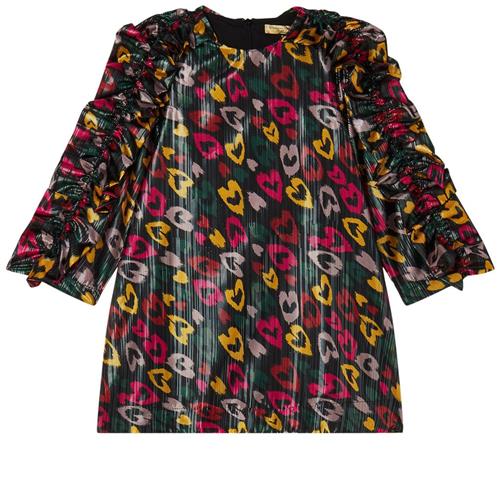 Stella McCartney Kids Hjertemønstret Kjole Sort | Sort | 10 years