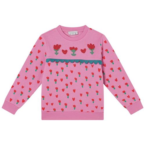 Stella McCartney Kids Blomstret Sweatshirt Lyserød | Lyserød | 10 years