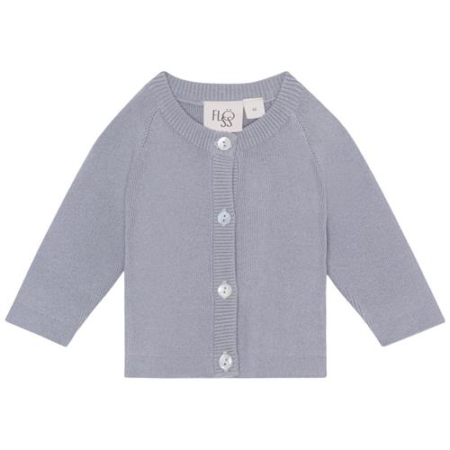 Se Flöss Kaya Cardigan Misty Blue | Blå | 56 cm ved Babyshop