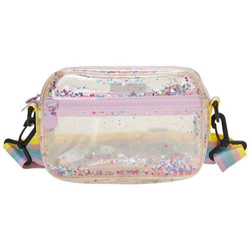 Stella McCartney Kids Glitrende Transparent Sidetaske Lyserød | Lyserød | 0