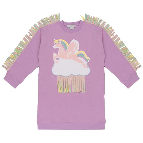 Stella McCartney Kids Jogge-kjole Med Frynser Lilla | Lyserød | 12 years