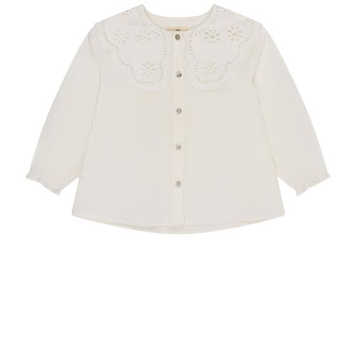 Se Konges Sløjd Rilo Bluse Optic White | Hvid | 9-10 years ved Babyshop