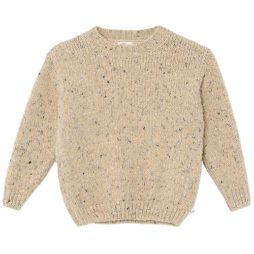 Cozmo Melange Tricot Trøje Stone | Beige | 18 months